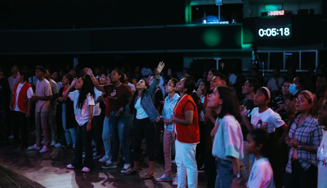 crowd at event